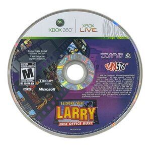 Leisure Suit Larry Box Office Bust Microsoft Xbox 360 Video Game Disc Rated M